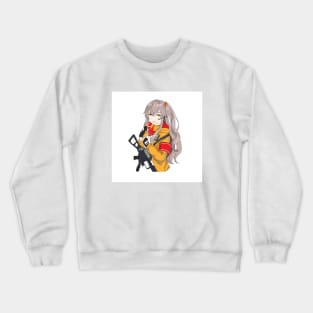 Lady Anime soldier Crewneck Sweatshirt